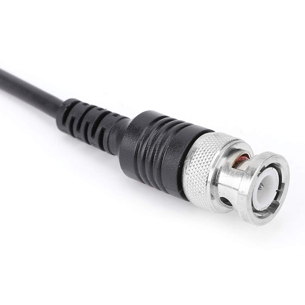 Haofy Koncentryczny Przedłużacz BNC Silnie Podłączony do Przedłużacza Monitorowania Oscyloskopu, 2 szt. Kabel z głowicą Męsko-żeńską do Czystej Miedzi 50 Ω, 1 M (Przedłużacz BNC)