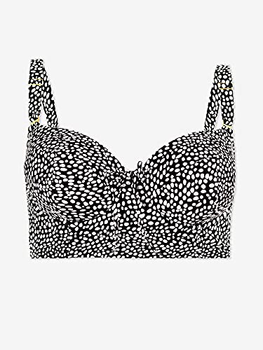 Smart & Sexy Womens Plus-Size Long Lined Underwire Top Fashion Bikini Sets, Fresh Water Pearl, 40Dd Us #TOP4