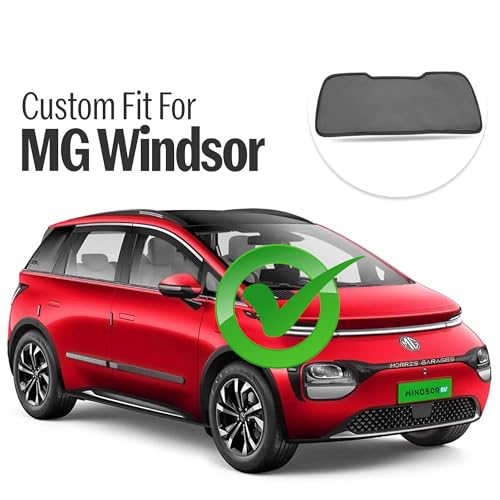 Image of Autofact Dicky Curtain for MG Windsor | Custom Fit Rear Windshield Sunshade | UV & Heat Protection | Foldable Mesh | Privacy & Cooling Car Accessory