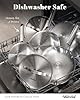 Stainless Steel Cookware Set, 8 Pcs Tir-Ply Pots and Pans Set, PFOA&PTFE Free, Dishwasher&Oven Safe, Kitchen Induction Compatible, ollas de acero inoxidable para cocinar #4
