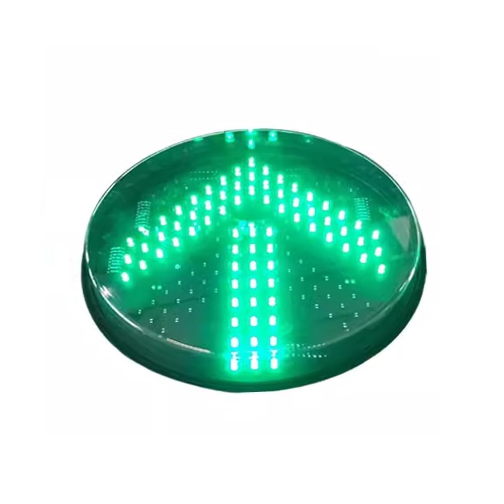 Światło drogowe LED, światło drogowe LED, 300 mm zielony knot strzałki, światło sygnalizacyjne, światło strzałki drogowej, wodoodporność IP65, długa żywotność, nadaje się do dróg, kabin poboru opłat