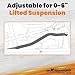 maXpeedingrods Adjustable Front Track Bar for Jeep Wrangler JK 2007-2018 with 0-6