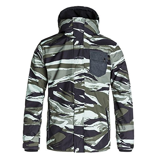Quiksilver Men's Mission 3 in 1 Ski Snowboard Jacket with Bonded Fleece
