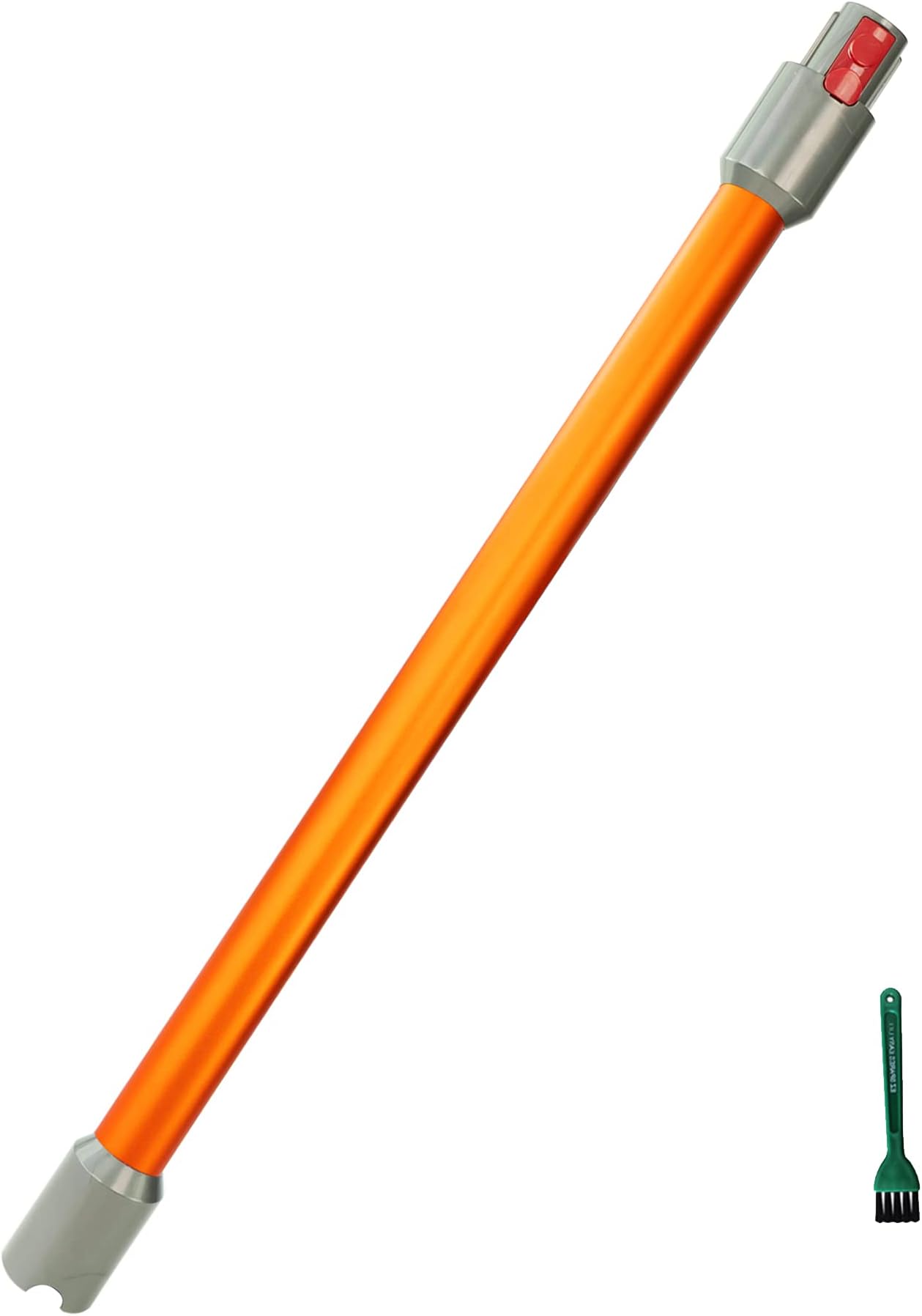 Quick Release Extension Wand,Compatible for Dyson V7, V8, V10, and V11 Cordless Stick Vacuum Cleaner, Vacuum Wand Replacement,Spray Paint Aluminum Tube Pipe(Orange)