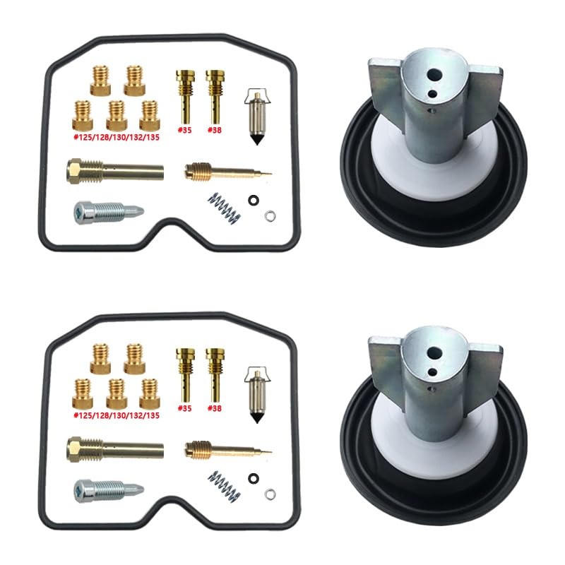 Kit Carburateur EX500 GPZ S 1987-1993 Réparer Fuite et Démarrage Difficile 498cc
