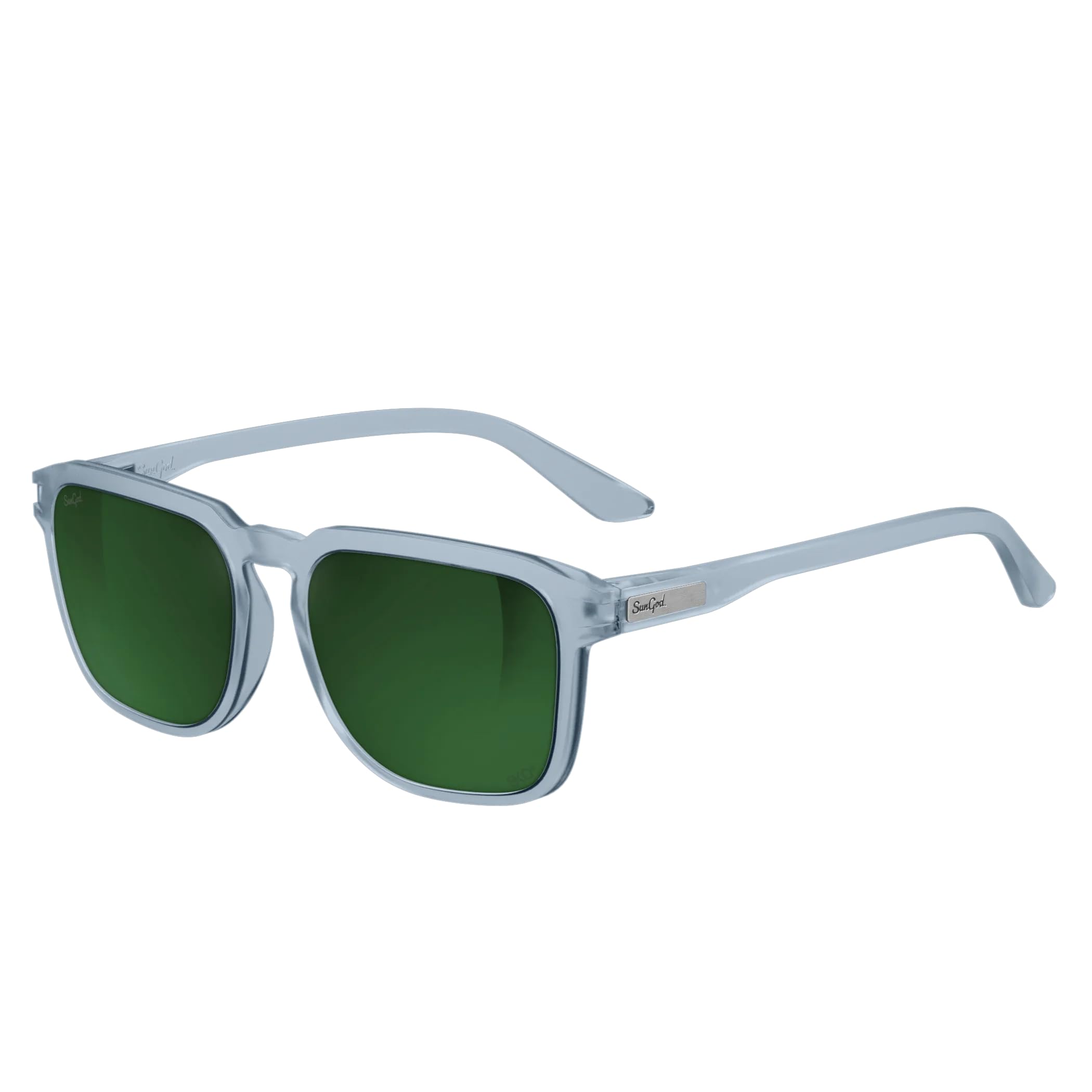 SunGod Tokas Sunglasses for Men & Women — Lightweight UV400 Sunglasses with 8KO Lenses, Polarised Options, Everyday and Driving Eyewear, Recycled Frame, LifeProof Lifetime Cover