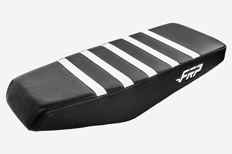 18 Racing Stripe Mini Bike Seat - Premium Non-Slip Design Soft Comfort Upgrade Compatible with FRP GMB100 & Oryxearth Classic Black & White Style