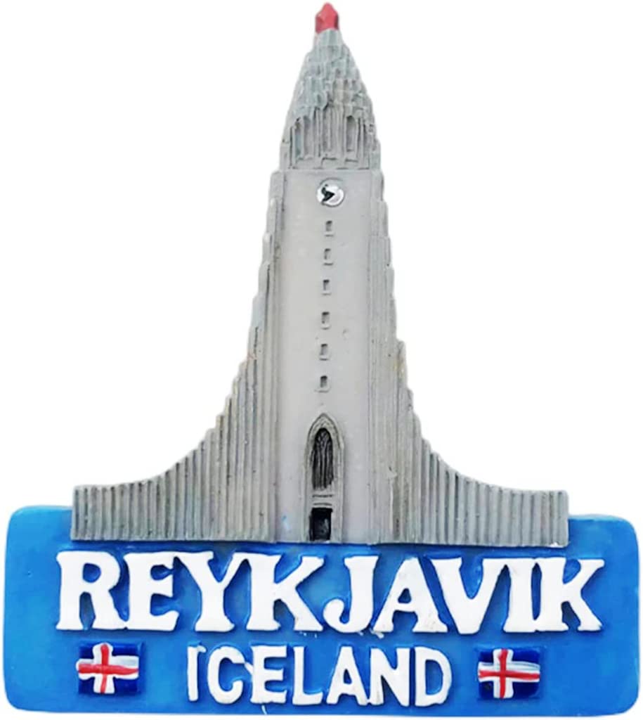 Reykjavik Iceland Magnet Fridge Refrigerator Magnet Decoration Sticker Souvenir Resin Crafts Kitchen Whiteboard