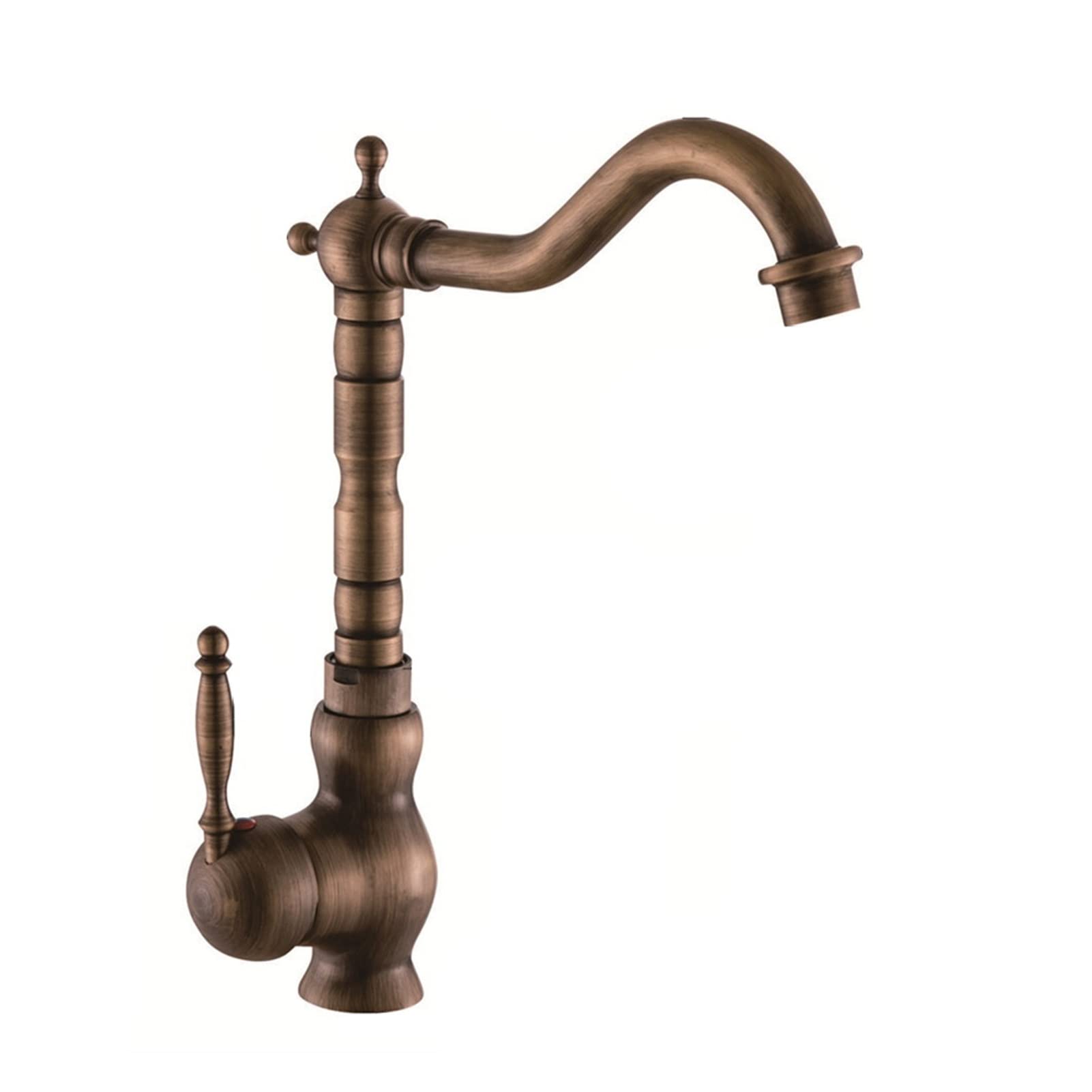 Rubinetto Della Cucina Rubinetto Finitura Bronzo Lavello In Ottone Rubinetti In Ottone Massiccio Maniglia Singola Miscelatore Acqua Rubinetto Della Cucina Piccolo Regalo