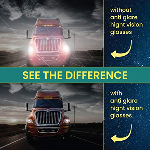 Night Driving Glasses Anti Glare Polarized, HD Night Vision Driving