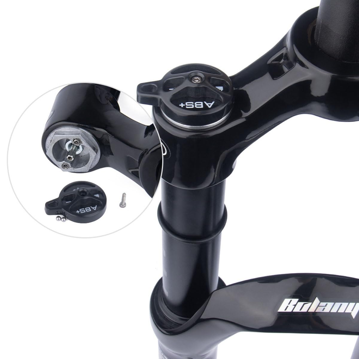 Zawieszenie pneumatyczne 26/27,5/29" widelec pneumatyczny do roweru górskiego z skokiem sprężyny 100 mm, rura stożkowa 1-1/2", ręczna blokada MTB, hamulec tarczowy QR 9 mm, XC AM widelec rowerowy