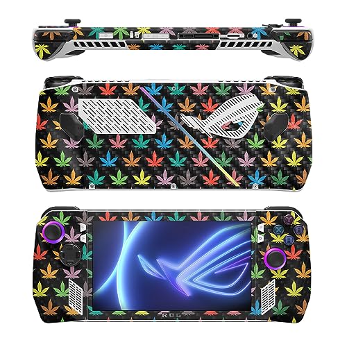 Image of MightySkins Carbon Fiber Skin Compatible with Asus ROG Ally - Sticky Icky Icky | Protective, Durable Textured Carbon Fiber Finish | Easy to Apply