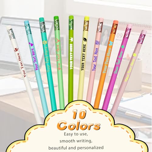 Lápices personalizados para escritura escolares y oficina miniatura 4