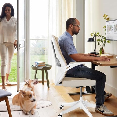 Image of Ergonomic Office Desk Chair High Back Mesh Computer Chair Adjustable Chair