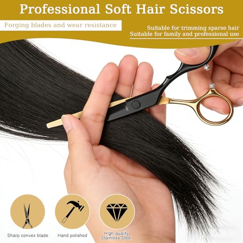 Kit coiffure complet avec ciseaux pour désépaissir les cheveux des débutants à la maison
