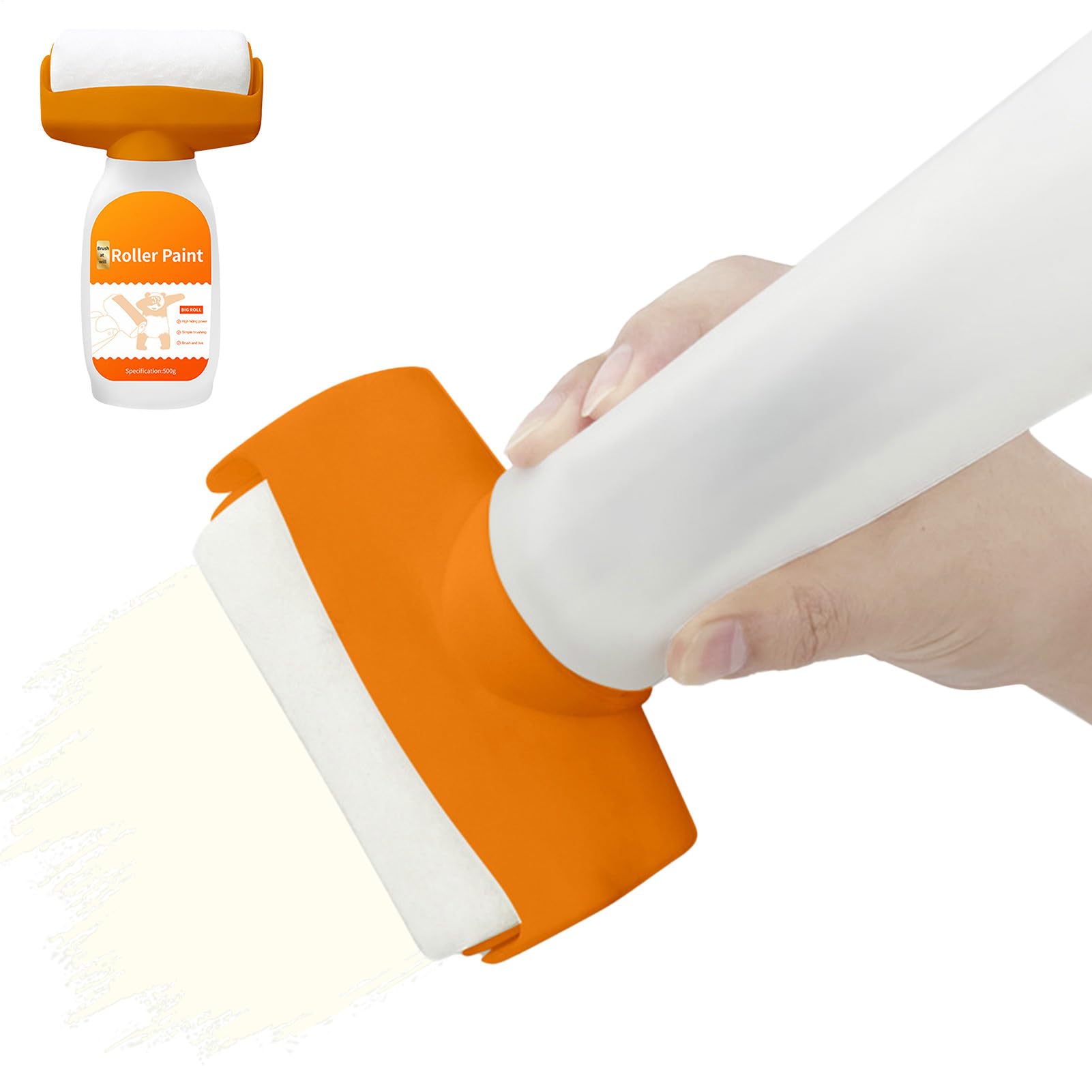 Peinture murale sans coulure avec le rouleau portable Teksome 500 g de rénovation