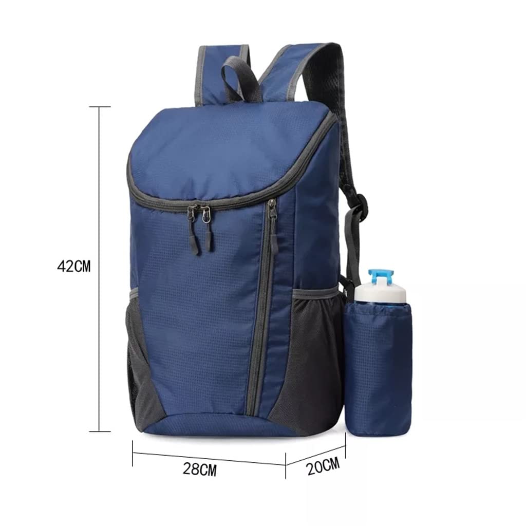15L Portable Foldable Backpack Folding Mountaineering Bag Outdoor Riding Backpack Travel Backpack(D)