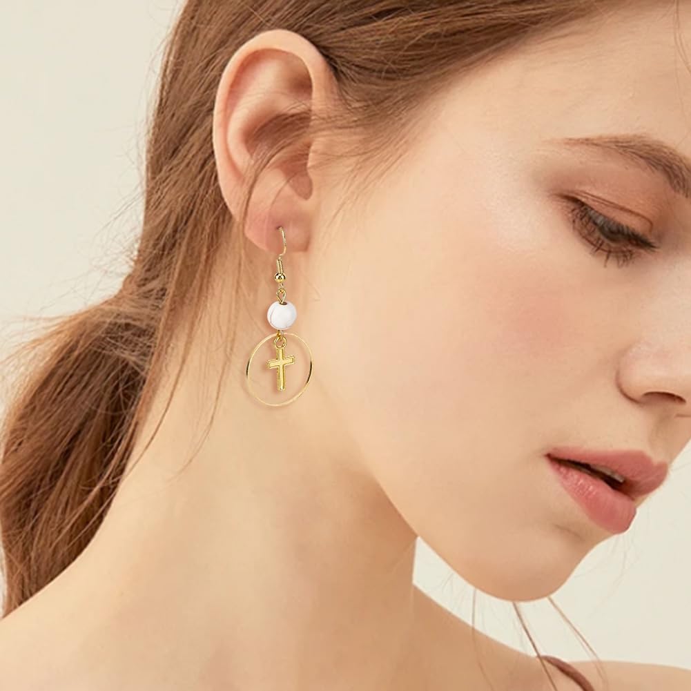 100Pcs Mini Cross Charms Alloy Golden Small Cross Pendants 16x8mm Metal Crucifix Pendants Beads for DIY Jewelry Making Finding Earrings Necklace Bracelet Keychain Handmade Craft - Image 5