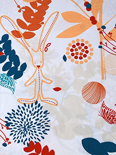 Image of Cortina Dining Chair Slipcovers | Protection Chair Cover | Tropical Print, Removable, Washable | Universal Fit Super Soft Stretchy Polyester Spandex | Hotel, Marriage, Wedding | Pack of 6, White