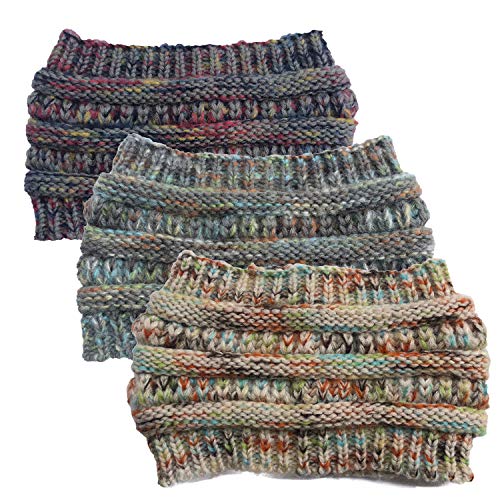 Bonnet queue de cheval chaud avec ouverture chignon en désordre