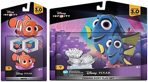 Disney Infinity 3.0 Finding Dory Themed Bundle - Finding Dory Playset and Nemo w/2 Power Discs