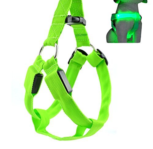 Futaba Dog LED Harness Flashing Light 3 Mode - Green - Medium (B078GNWNNV) Amazon Price History, Amazon Price Tracker