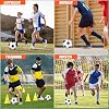 Sotiff 24 Piezas Tamaño 5/4/3 Balones de Fútbol al por Mayor con 24 Bombas Balones de Fútbol Desinflados al por Mayor para Niños Adolescentes Escuela Equipo Entrenamiento Práctica Juego al Aire Libre, Regalos Deportivos para Donaciones Benéficas 5