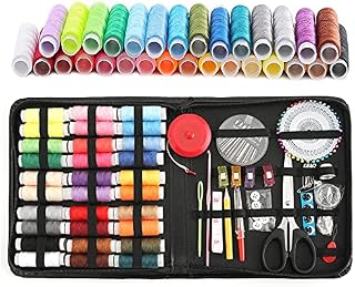 Newthinking Sewing Kit for Adult, 128 PCS Portable Sewing Kit with 30 Sewing Needles, 30 XL Thread Spools, A Excellent Sewing Supplies and Accessories Kit for Kids, Adult, Traveler, and Beginner