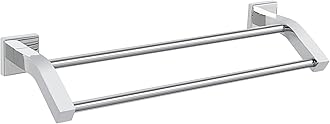 Alise Double Towel Bars, Wall Mount Towel Holder, Heavy Duty SUS304 Stainless Steel, Polished Chrome, 16 Inch