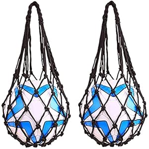 Tioamy Schwarz Ballnetz 2er Pack