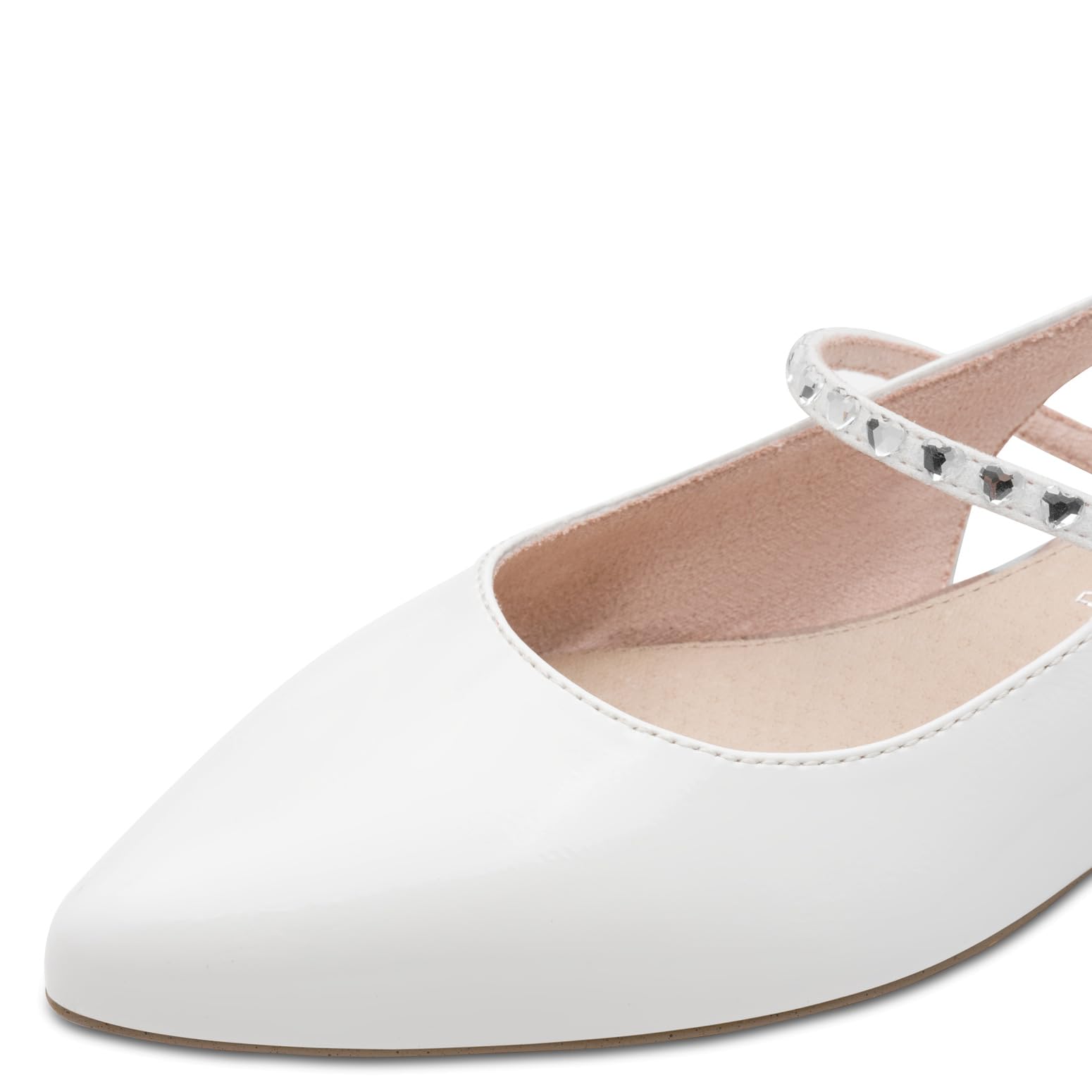 MARCO TOZZI Damen Pumps weiches Feel Me Fußbett Leder Decksohle Hochzeit