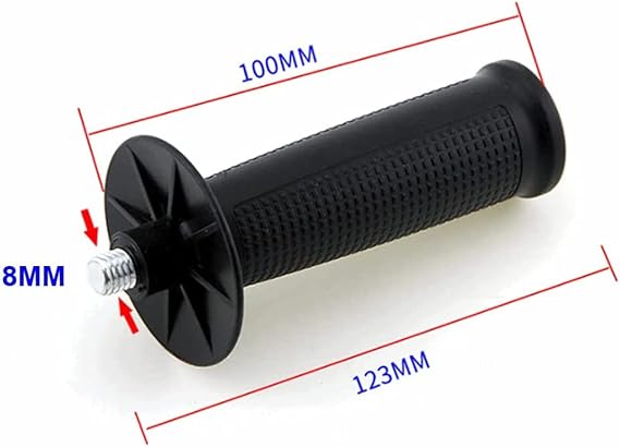 Threaded Auxiliary Side Handle for All Brands Angle Grinders 8mm - 4 Pack