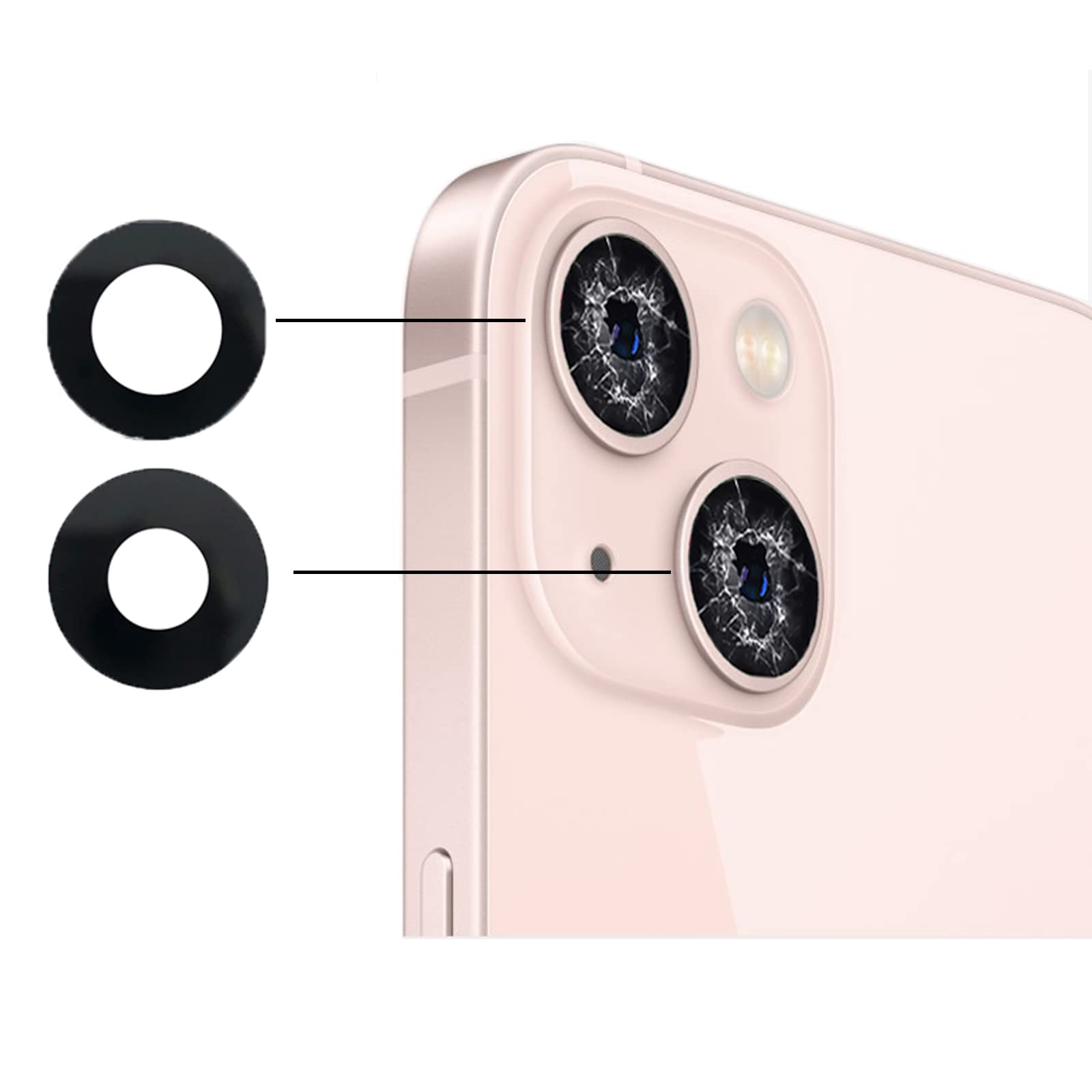 iphone13 リアカメラ Amazon.co.jp: YUYOND OEMオリジナルリアバックカメラガラス