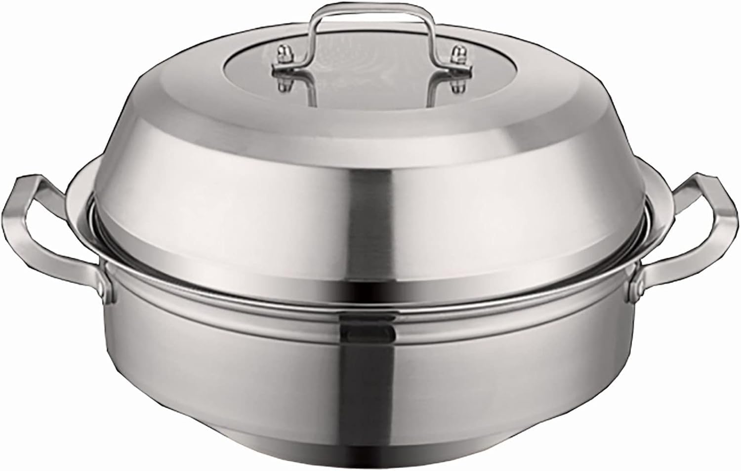 JFGCTYHXY Stainless steel steamer, Stainless Steel Seafood Sauna Pot Commercial Induction Cooker