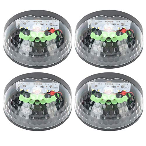 Lâmpada de parede de energia solar, lâmpada de parede de energia solar de 4 unidades, lâmpada de pát