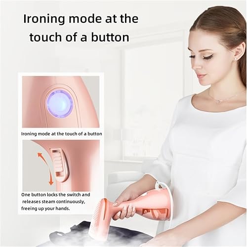 Miniatura 7 de DAUTAI Strong Penetrating Handheld Garment Steam Iron, Portable 15S Fast Heat-Up Handheld Travel Steamer, Triple Drying Protection, for Home Office