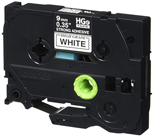 Brother HGES2215PK Etiquettes ruban noir sur blanc 9mm