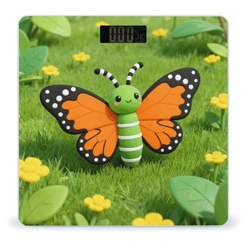 Báscula Digital de Baño BTCOWZRV con Pantalla LCD miniatura 1