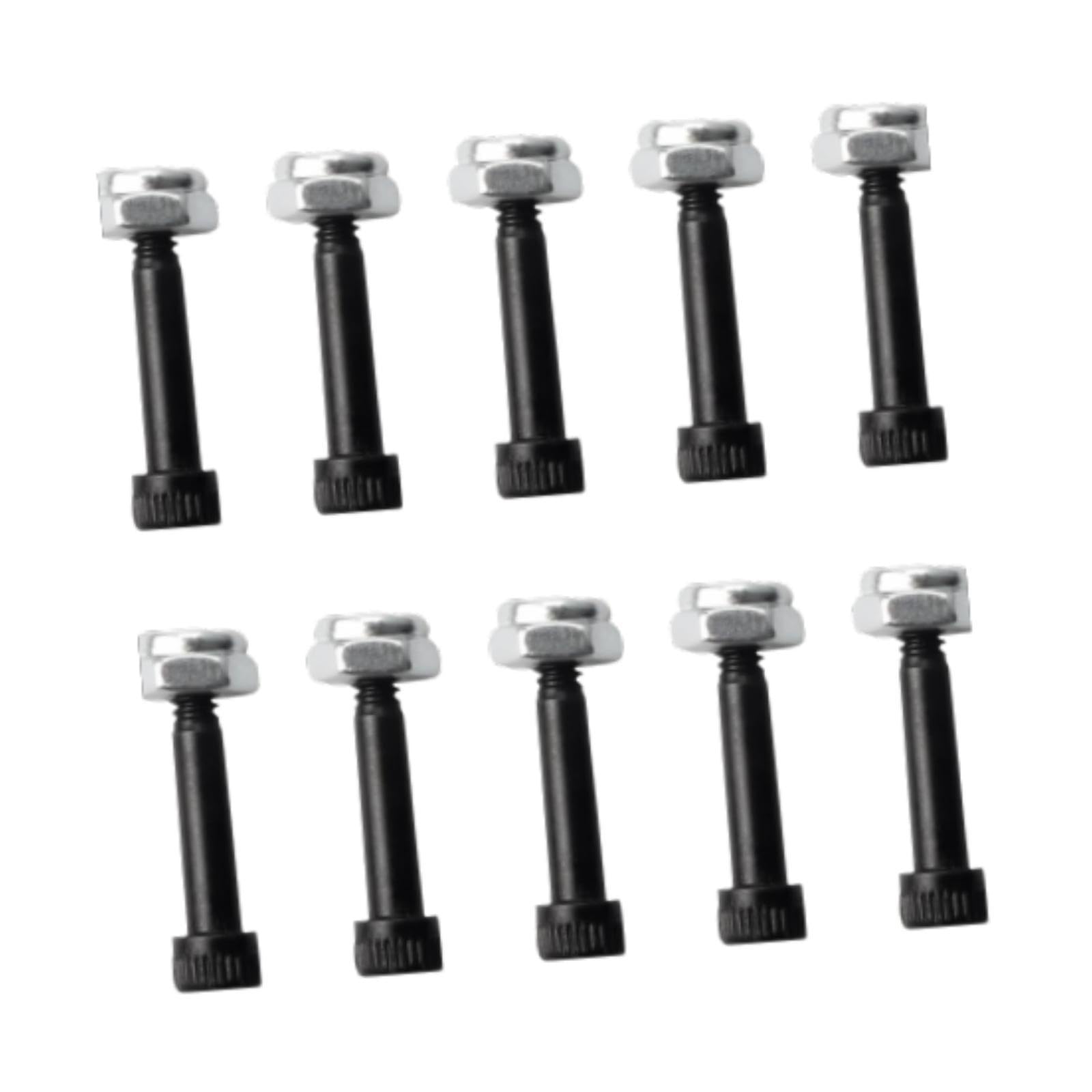 Bothyi 10 Pieces Grill Motor Shaft Nut Bolt Motor Components Multifunction Directly Replace Barbecue Tools for Cooking Parts Camping