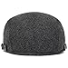 keearce Men's Adjustable Newsboy Hat Cotton Polyester Blend Herringbone Tweed Ivy Cap Winter Fashion Cabbie Hat (US, Alpha, One Size, One Size, 2#Brown)