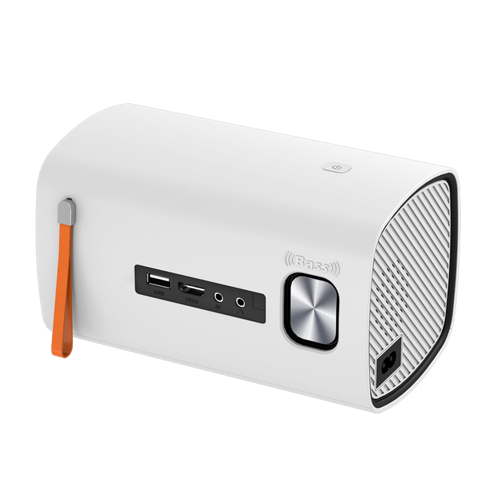 Irfora Mini Projector 720P Home Theater with WiFi6 Port 150in Display Same Screen Technique Movie Projector Auto Focus Keystone Function Built-in Speaker with Mulle Ports Port TV Box Computer