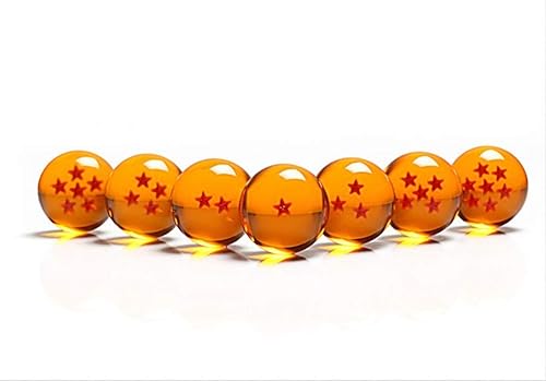 Miniatura 7 de Bolas coleccionables de cristal con estrellas de Dragon Ball Z, de tamaño mediano (1.06, 1.37, 1.69, 2.24, 2.99 pulgadas de diámetro)