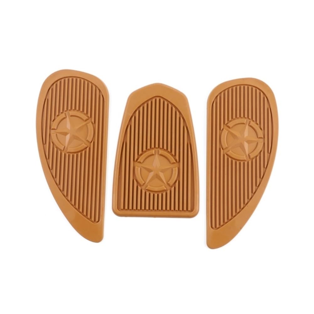 Fuel Tank Protector Universal Motorcycle Gas Fuel Rubber Sticker Protector Knee Pad Grip Tank Traction