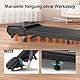 THERUN Schreibtisch Walking Pad mit Manuelle Neigung, 2 in 1 Kleines Laufband mit Leise 2,5 PS-Motor,Fernbedienung und LED-Panel für Zuhause und Büro (Manuelle Neigung)