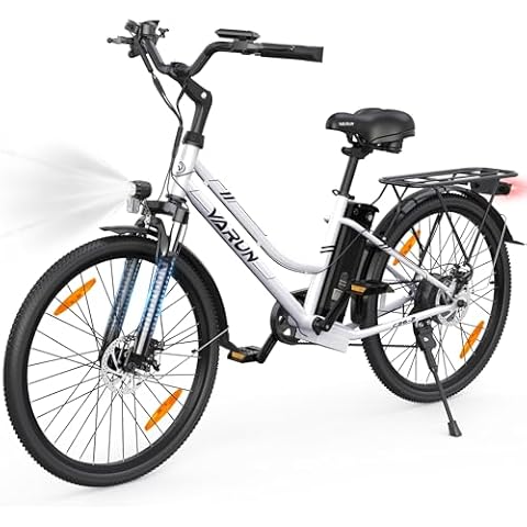 VARUN City Electric Bike with LCD Display Cover