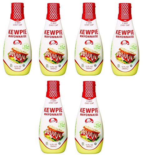 Kewpie Mayonnaise - Japanese Mayo Sandwich Spread Squeeze Bottle - 12 Ounces (Pack of 2) (1 PACK) Pack of 3
