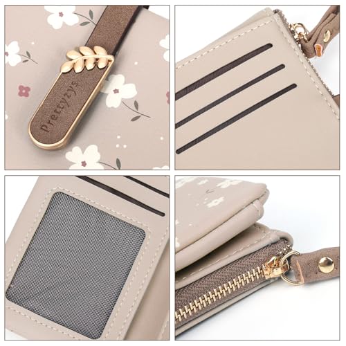 Women's Small PU Wallet with Many Card Slots, Soft Comfortable Sweet, Mini, pink, modern4