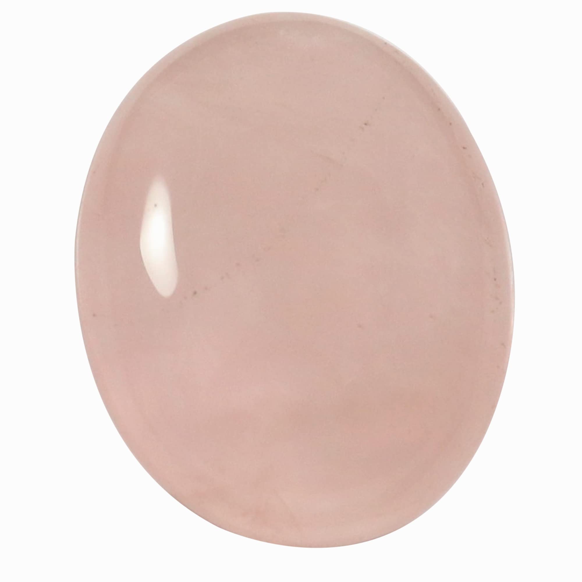 Rose Quartz Oval Cabochon Natural Meditation Healing Gemstone 35.9cts QM47-image-14