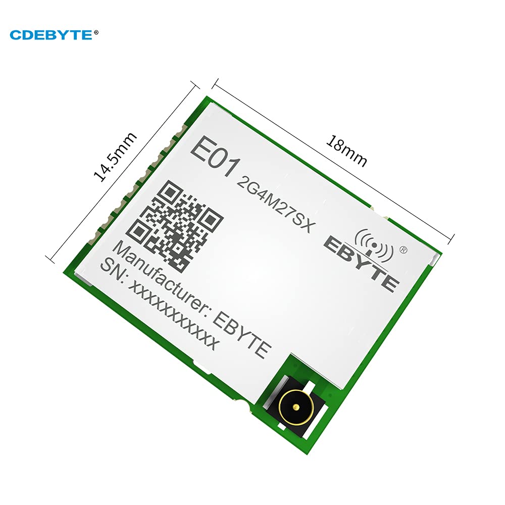 NRF24L01P Module sans fil 2,4 GHz 27 dBm E01-2G4M27SX Longue portée 4 km PA LNA RF émetteur-récepteur