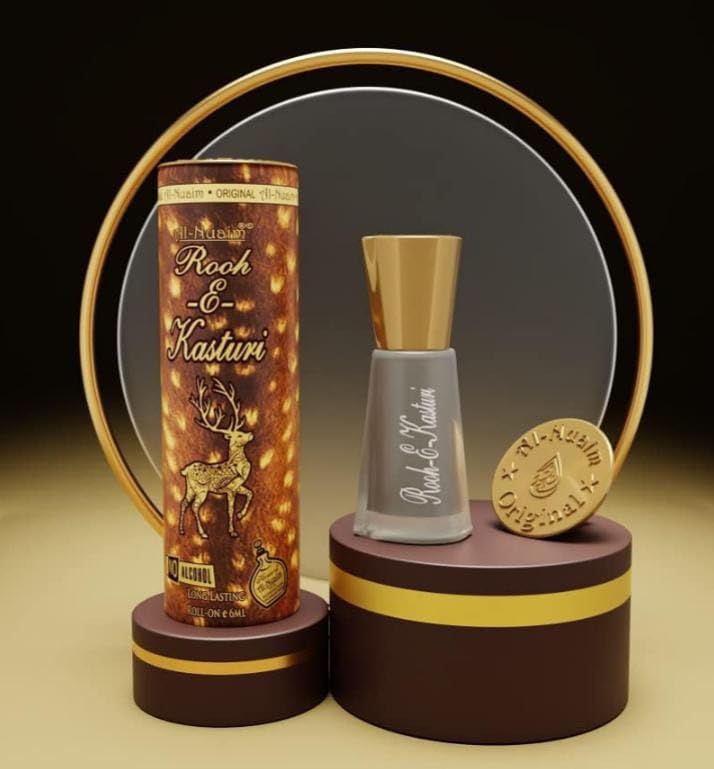 AL JALAL ROOH & KASTURI 6ml – Premium Fragrance for Long-Lasting Aroma Pure Natural Attar | Itra | Perfume Roll On | Alcohol Free | Long Lasting | Undiluted | Unisex-image-4